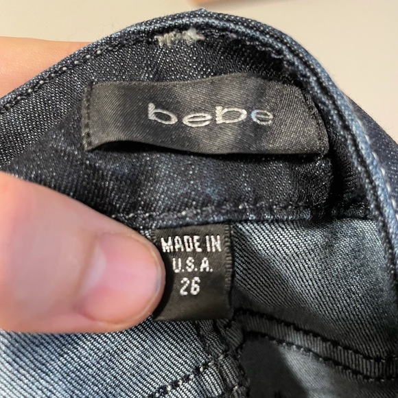 Bebe Dark Skinny Jeans Size 26 Women’s - Picture 7 of 7